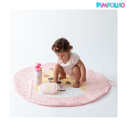 Tapete Impermeável Para Introdução Alimentar 1,05x1,05m Infantil Pimpolho